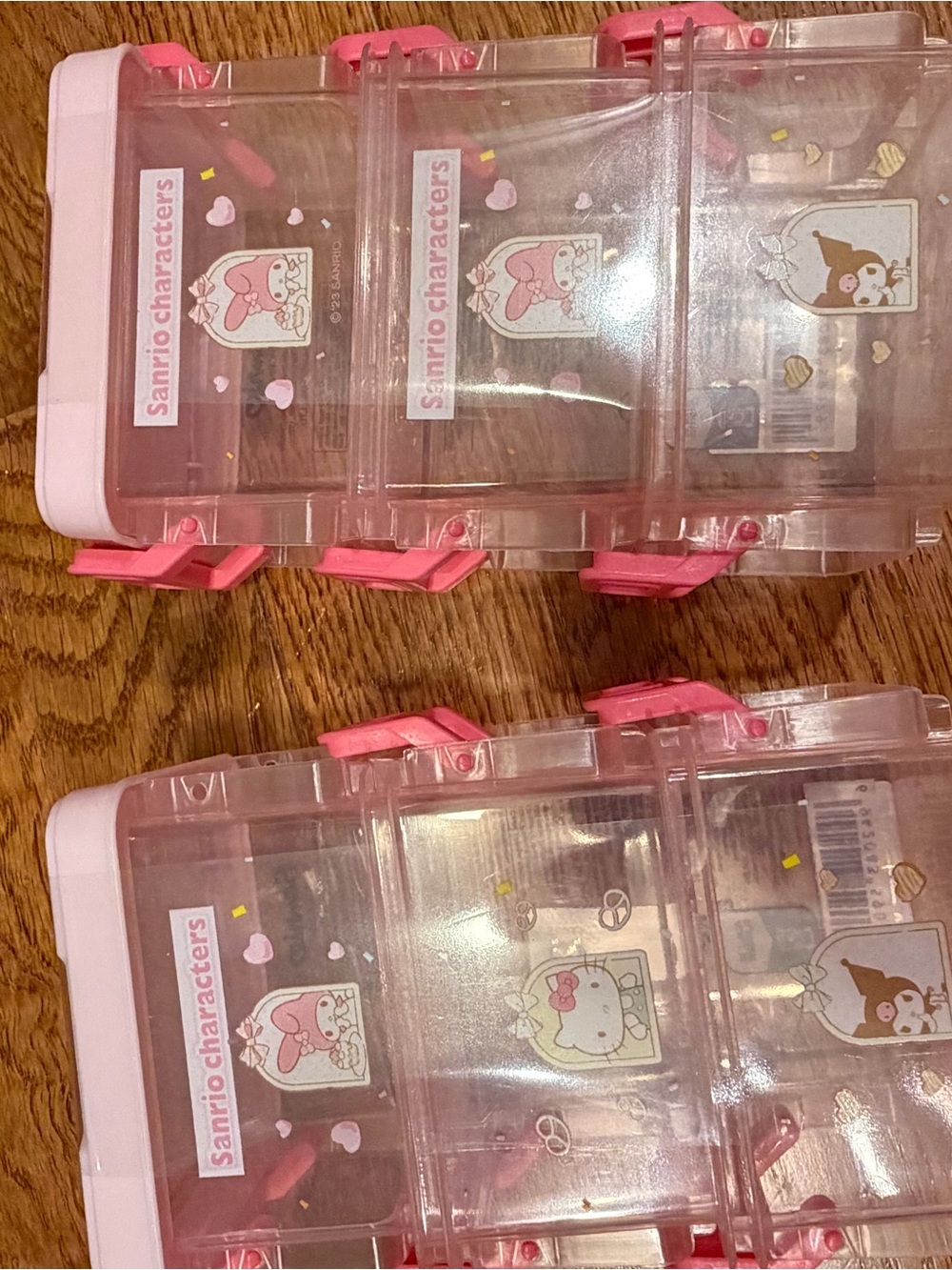 Sanrio Characters Pink Multi-Compartment Organizers